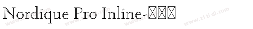 Nordique Pro Inline字体转换